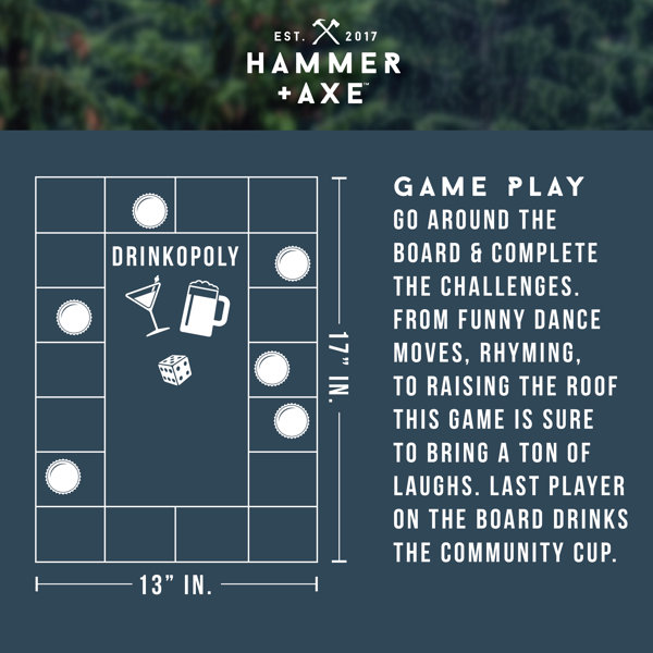 Hammer And Axe 6 Player Wood Drinking Games & Reviews Wayfair